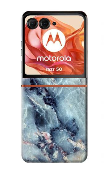 S2689 Blue Marble Texture Graphic Printed Hülle Schutzhülle Taschen für Motorola Razr 70,60,50, Razr (2026, 2025, 2024)