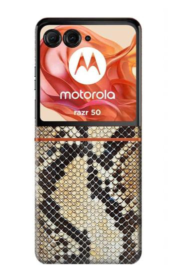 S2703 Snake Skin Texture Graphic Printed Hülle Schutzhülle Taschen für Motorola Razr 70,60,50, Razr (2026, 2025, 2024)