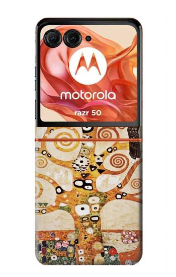 S2723 The Tree of Life Gustav Klimt Hülle Schutzhülle Taschen für Motorola Razr 70,60,50, Razr (2026, 2025, 2024)