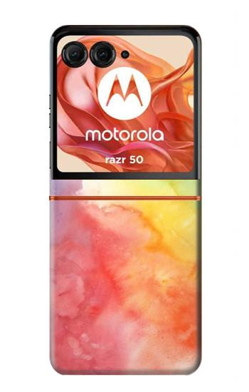 S2945 Colorful Watercolor Hülle Schutzhülle Taschen für Motorola Razr 70,60,50, Razr (2026, 2025, 2024)