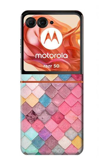 S2947 Candy Minimal Pastel Colors Hülle Schutzhülle Taschen für Motorola Razr 70,60,50, Razr (2026, 2025, 2024)