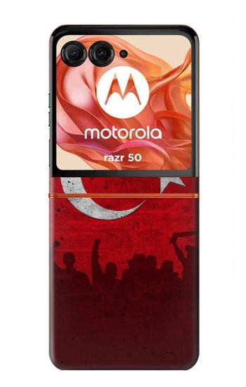S2991 Turkey Football Soccer Hülle Schutzhülle Taschen für Motorola Razr 70,60,50, Razr (2026, 2025, 2024)