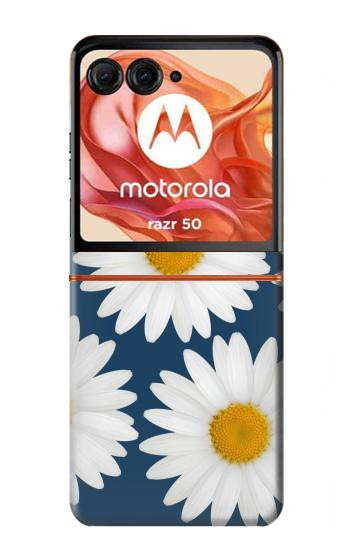 S3009 Daisy Blue Hülle Schutzhülle Taschen für Motorola Razr 70,60,50, Razr (2026, 2025, 2024)