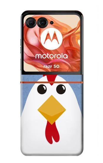S3254 Chicken Cartoon Hülle Schutzhülle Taschen für Motorola Razr 70,60,50, Razr (2026, 2025, 2024)