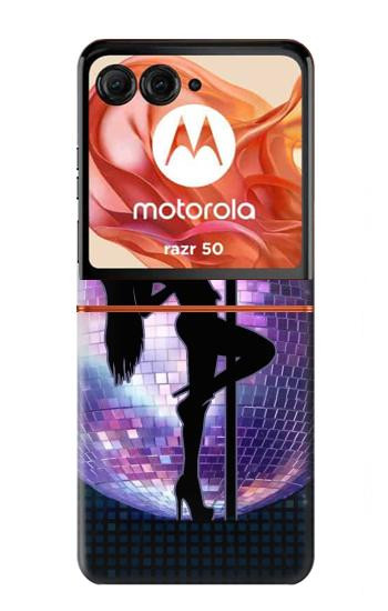 S3284 Sexy Girl Disco Pole Dance Hülle Schutzhülle Taschen für Motorola Razr 70,60,50, Razr (2026, 2025, 2024)