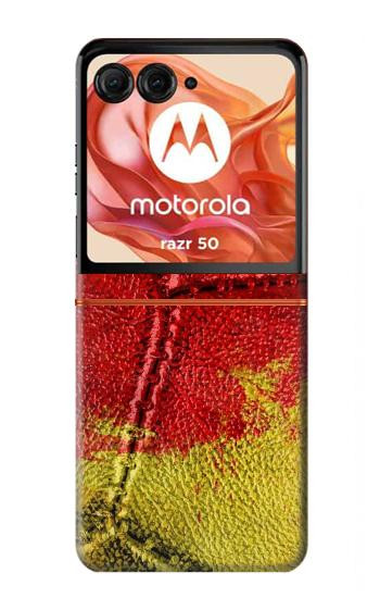 S3303 Germany Flag Vintage Football Graphic Hülle Schutzhülle Taschen für Motorola Razr 70,60,50, Razr (2026, 2025, 2024)