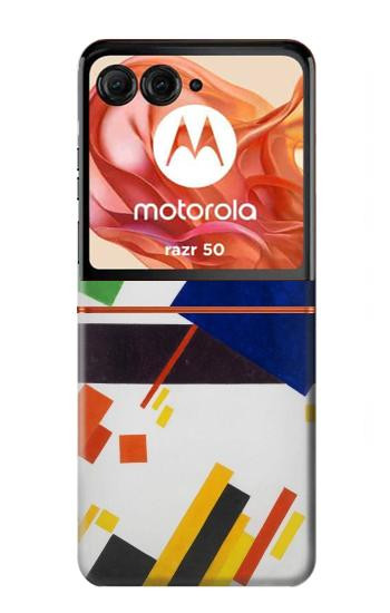 S3343 Kazimir Malevich Suprematist Composition Hülle Schutzhülle Taschen für Motorola Razr 70,60,50, Razr (2026, 2025, 2024)