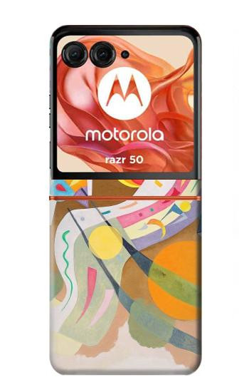 S3346 Vasily Kandinsky Guggenheim Hülle Schutzhülle Taschen für Motorola Razr 70,60,50, Razr (2026, 2025, 2024)