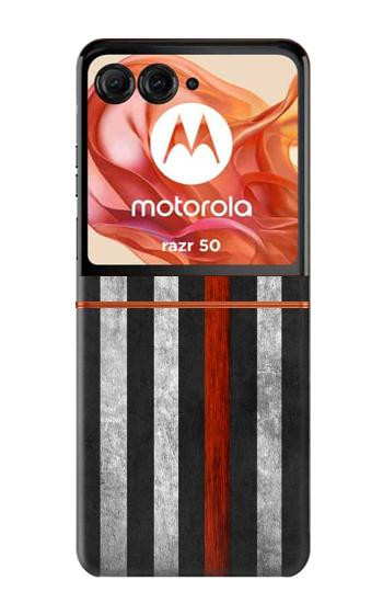 S3472 Firefighter Thin Red Line Flag Hülle Schutzhülle Taschen für Motorola Razr 70,60,50, Razr (2026, 2025, 2024)