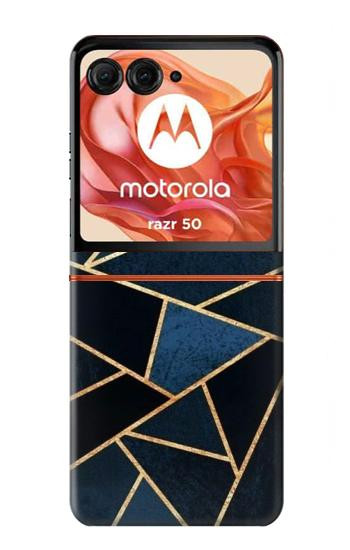 S3479 Navy Blue Graphic Art Hülle Schutzhülle Taschen für Motorola Razr 70,60,50, Razr (2026, 2025, 2024)