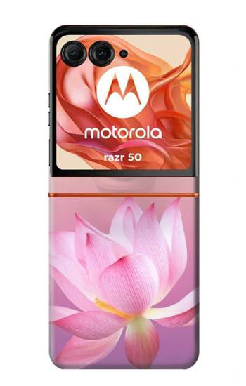 S3511 Lotus flower Buddhism Hülle Schutzhülle Taschen für Motorola Razr 70,60,50, Razr (2026, 2025, 2024)