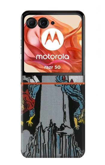 S3745 Tarot Card The Tower Hülle Schutzhülle Taschen für Motorola Razr 70,60,50, Razr (2026, 2025, 2024)