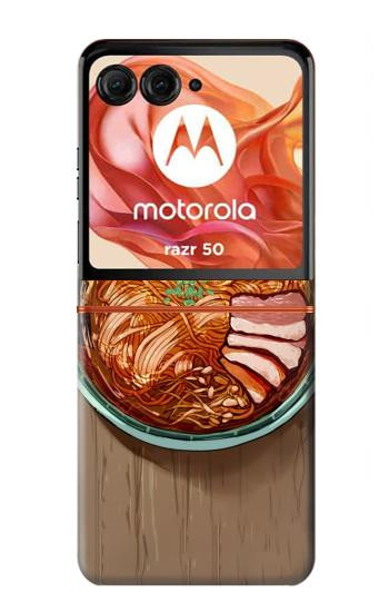 S3756 Ramen Noodles Hülle Schutzhülle Taschen für Motorola Razr 70,60,50, Razr (2026, 2025, 2024)
