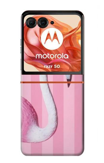 S3805 Flamingo Pink Pastel Hülle Schutzhülle Taschen für Motorola Razr 70,60,50, Razr (2026, 2025, 2024)