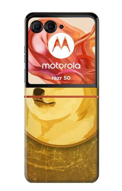 S3826 Dogecoin Shiba Hülle Schutzhülle Taschen für Motorola Razr 50