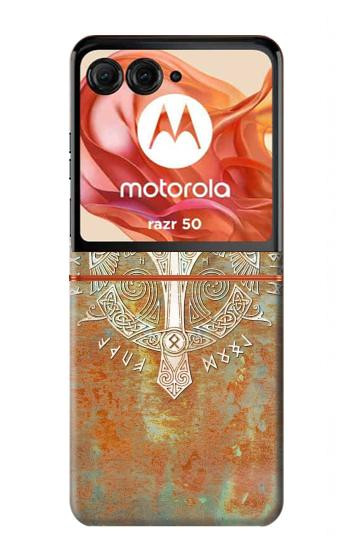 S3827 Gungnir Spear of Odin Norse Viking Symbol Hülle Schutzhülle Taschen für Motorola Razr 70,60,50, Razr (2026, 2025, 2024)
