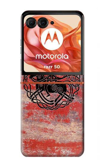 S3831 Viking Norse Ancient Symbol Hülle Schutzhülle Taschen für Motorola Razr 70,60,50, Razr (2026, 2025, 2024)