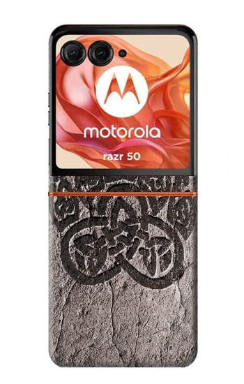 S3832 Viking Norse Bear Paw Berserkers Rock Hülle Schutzhülle Taschen für Motorola Razr 70,60,50, Razr (2026, 2025, 2024)