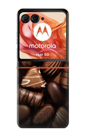 S3840 Dark Chocolate Milk Chocolate Lovers Hülle Schutzhülle Taschen für Motorola Razr 70,60,50, Razr (2026, 2025, 2024)