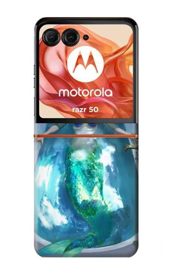 S3912 Cute Little Mermaid Aqua Spa Hülle Schutzhülle Taschen für Motorola Razr 70,60,50, Razr (2026, 2025, 2024)
