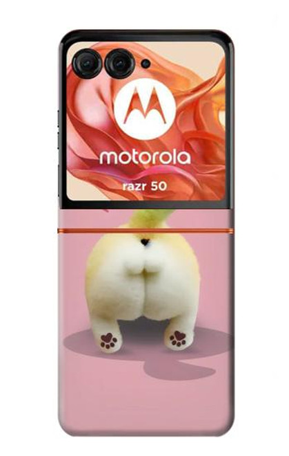 S3923 Cat Bottom Rainbow Tail Hülle Schutzhülle Taschen für Motorola Razr 50