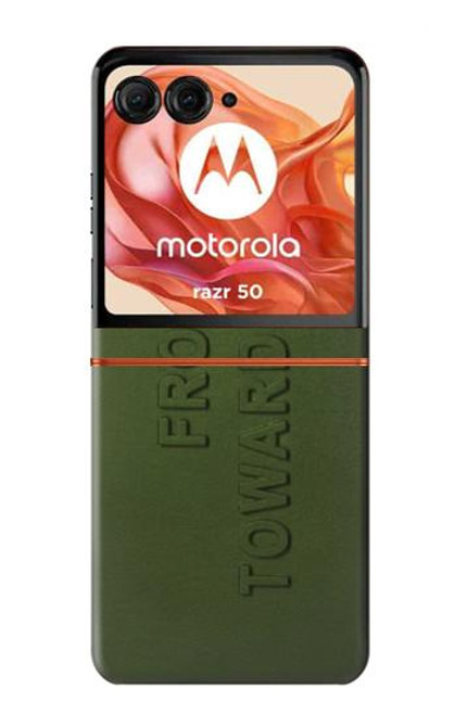 S3936 Front Toward Enermy Hülle Schutzhülle Taschen für Motorola Razr 50