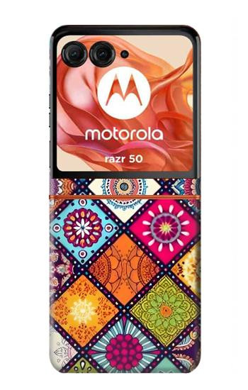 S3943 Maldalas Pattern Hülle Schutzhülle Taschen für Motorola Razr 70,60,50, Razr (2026, 2025, 2024)