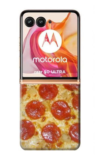 S0236 Pizza Hülle Schutzhülle Taschen für Motorola Razr 50 Ultra