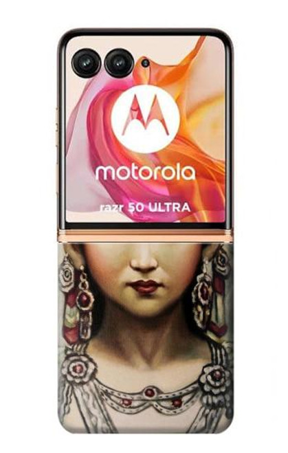 S0681 Guan Yin Hülle Schutzhülle Taschen für Motorola Razr 50 Ultra