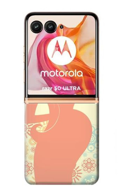 S0815 Pregnant Art Hülle Schutzhülle Taschen für Motorola Razr 50 Ultra