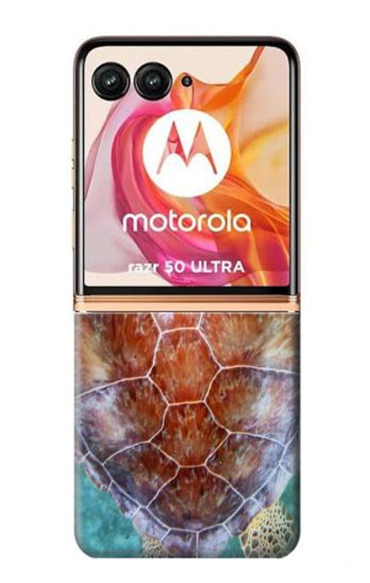 S1424 Sea Turtle Hülle Schutzhülle Taschen für Motorola Razr 50 Ultra