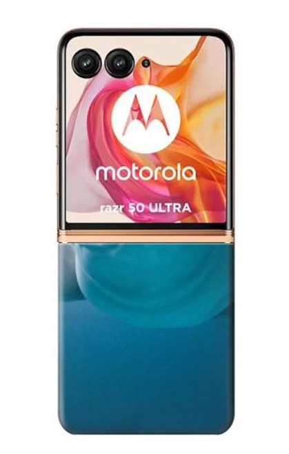 S1801 Beluga Whale Smile Whale Hülle Schutzhülle Taschen für Motorola Razr 50 Ultra