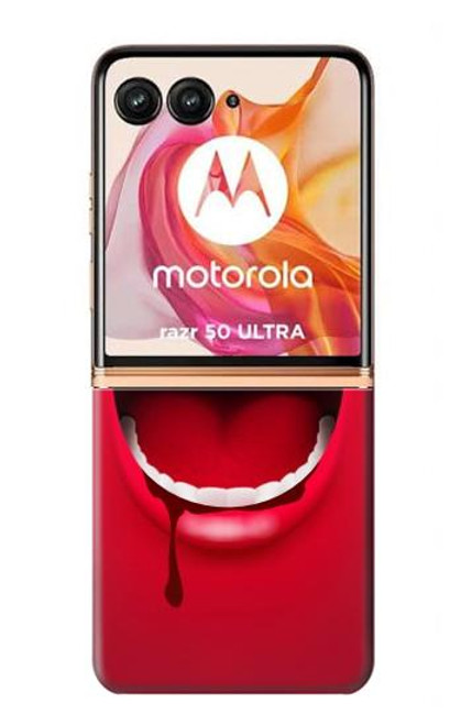 S2103 Vampire Mouth Hülle Schutzhülle Taschen für Motorola Razr 50 Ultra