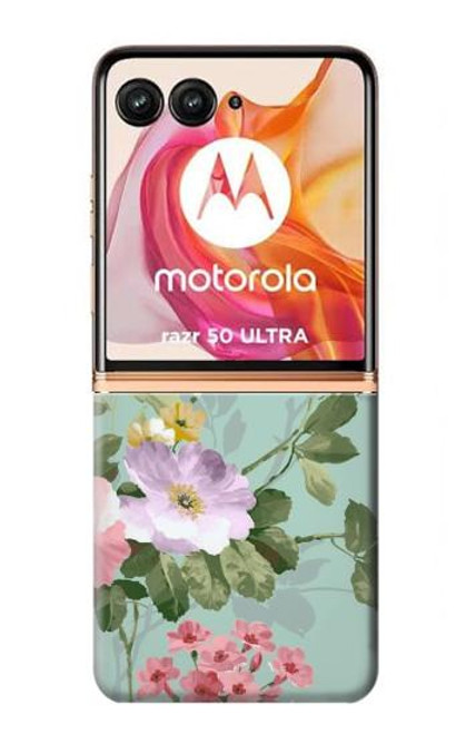 S2178 Flower Floral Art Painting Hülle Schutzhülle Taschen für Motorola Razr 50 Ultra