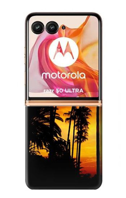 S2563 California Sunrise Hülle Schutzhülle Taschen für Motorola Razr 50 Ultra