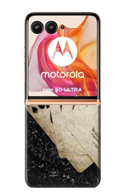 S3231 Vintage Royal Straight Flush Cards Hülle Schutzhülle Taschen für Motorola Razr 50 Ultra
