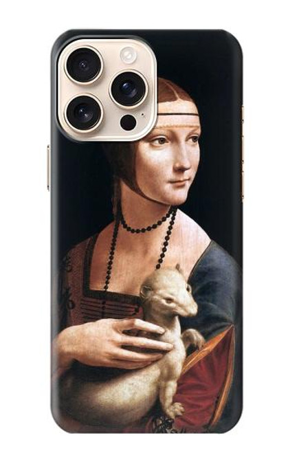 S3471 Lady Ermine Leonardo da Vinci Hülle Schutzhülle Taschen für iPhone 16 pro