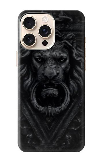 S3619 Dark Gothic Lion Hülle Schutzhülle Taschen für iPhone 16 pro
