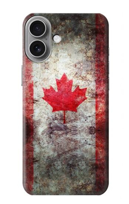 S2490 Canada Maple Leaf Flag Texture Hülle Schutzhülle Taschen für iPhone 16 plus