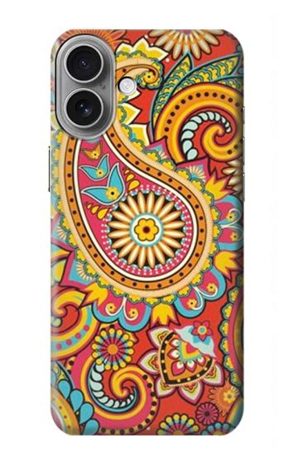 S3402 Floral Paisley Pattern Seamless Hülle Schutzhülle Taschen für iPhone 16 plus