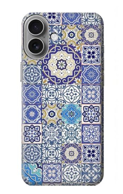 S3537 Moroccan Mosaic Pattern Hülle Schutzhülle Taschen für iPhone 16 plus