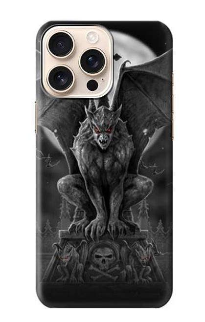 S0850 Gargoyle Devil Demon Hülle Schutzhülle Taschen für iPhone 16 pro max