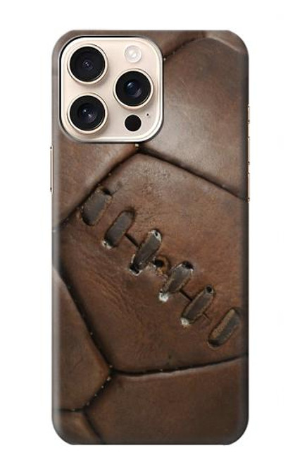 S2661 Leather Soccer Football Graphic Hülle Schutzhülle Taschen für iPhone 16 pro max