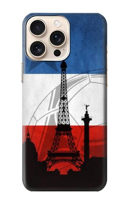 S2980 France Football Soccer Hülle Schutzhülle Taschen für iPhone 16 pro max