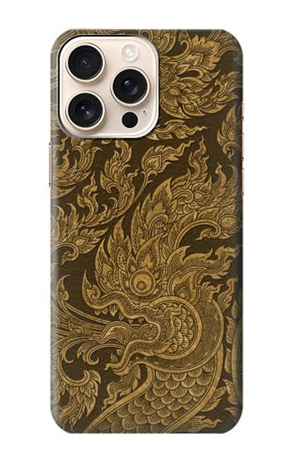 S3382 Thai Art Naga Hülle Schutzhülle Taschen für iPhone 16 pro max