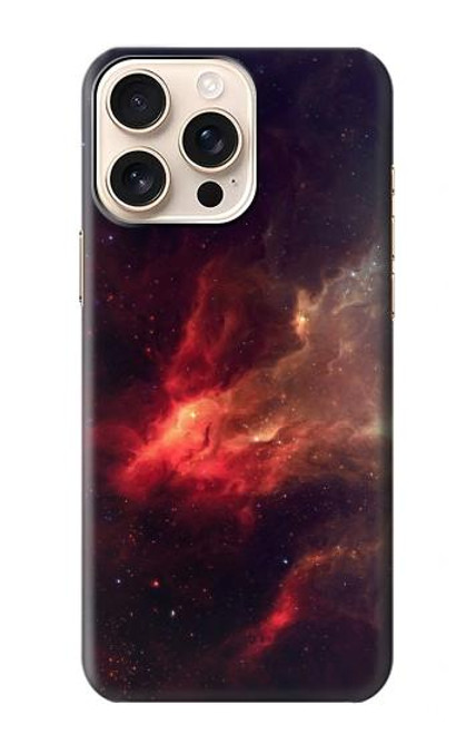 S3897 Red Nebula Space Hülle Schutzhülle Taschen für iPhone 16 pro max