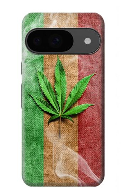 S2109 Smoke Reggae Rasta Flag Hülle Schutzhülle Taschen für Google Pixel 9