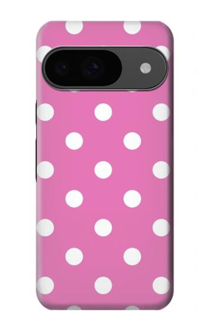 S2358 Pink Polka Dots Hülle Schutzhülle Taschen für Google Pixel 9