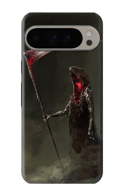 S1319 Grim Reaper Death Scythe Hülle Schutzhülle Taschen für Google Pixel 9 Pro XL