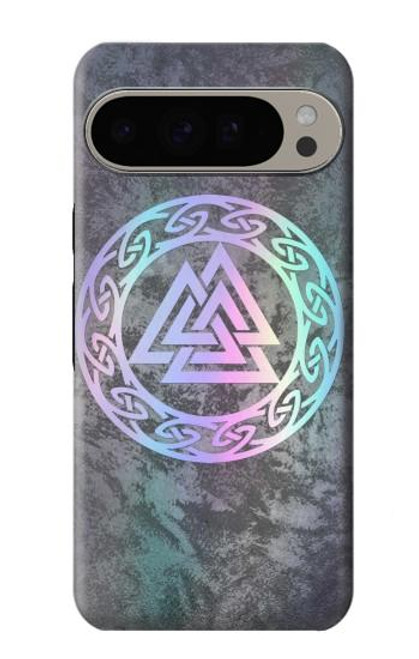 S3833 Valknut Odin Wotans Knot Hrungnir Heart Hülle Schutzhülle Taschen für Google Pixel 9 Pro XL